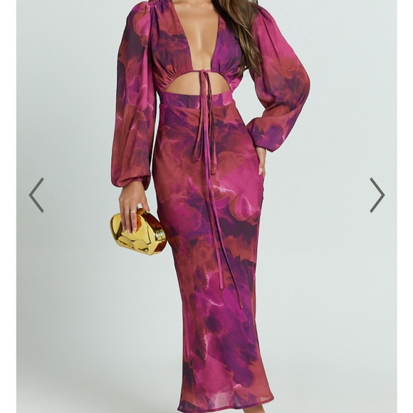 Showpo Multicolor Long Sleeve Dress - Picture 2 of 7